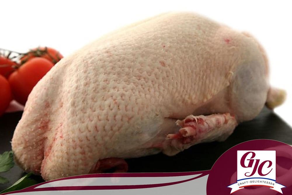 Canard fermier de barbarie entier vidé, male